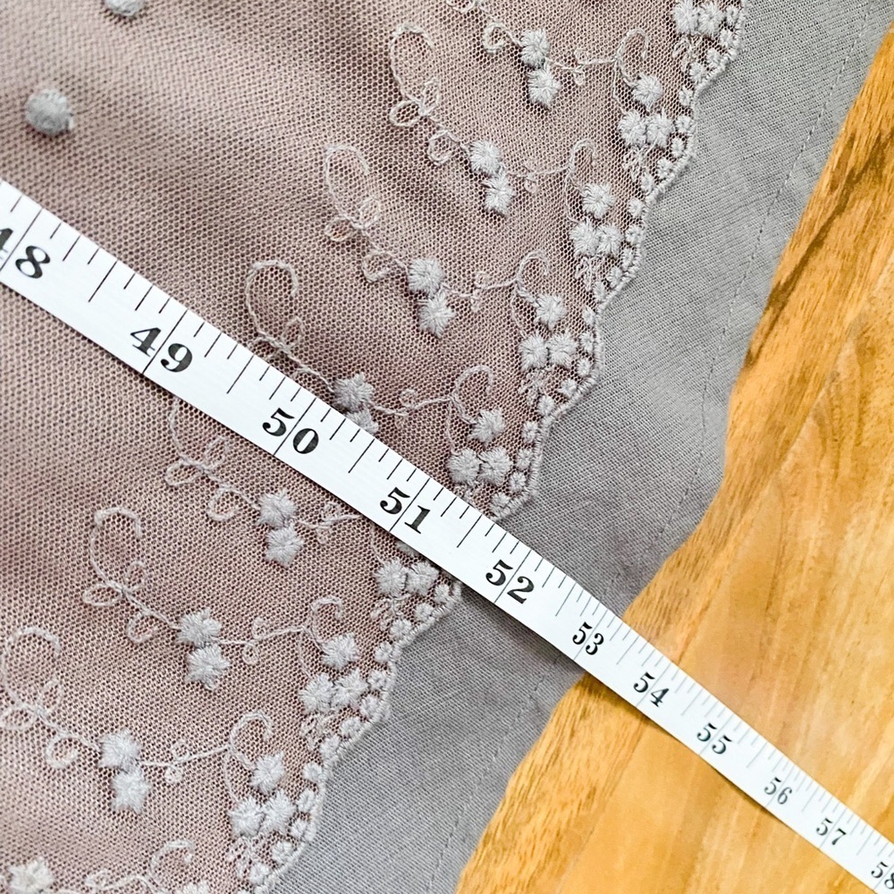 Sundance Linen Floral Embroidered Lace Tiered Maxi Dress Cottage Boho Tribal 4 - Picture 12 of 13